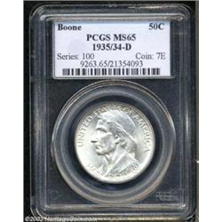 1935/34-D 50C Boone MS65 PCGS.