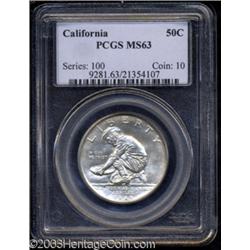 1925-S 50C California MS63 PCGS.