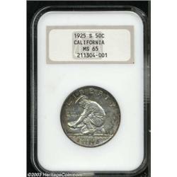 1925-S 50C California MS65 NGC.