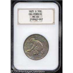 1925-S 50C California MS65 NGC.