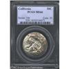 Image 1 : 1925-S 50C California MS66 PCGS.