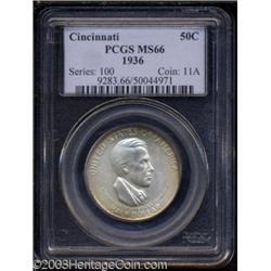 1936 50C Cincinnati MS66 PCGS.