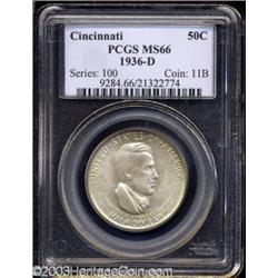 1936-D 50C Cincinnati MS66 PCGS.