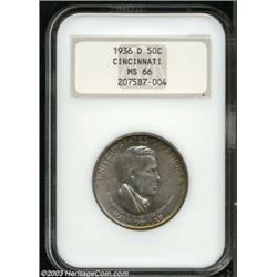 1936-D 50C Cincinnati MS66 NGC.