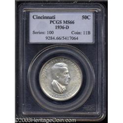1936-D 50C Cincinnati MS66 PCGS.