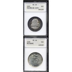 1936 Delaware MS64 ANACS,