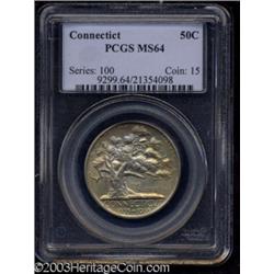 1935 50C Connecticut MS64 PCGS.