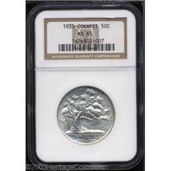 1935 50C Connecticut MS65 NGC.
