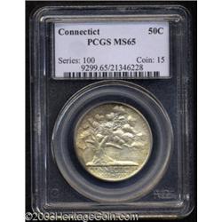 1935 50C Connecticut MS65 PCGS.