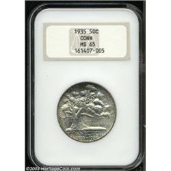 1935 50C Connecticut MS65 NGC.