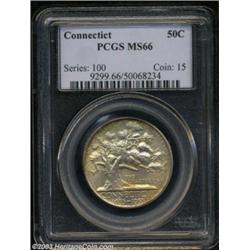 1935 50C Connecticut MS66 PCGS.