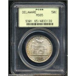 1936 50C Delaware MS65 PCGS.