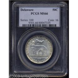 1936 50C Delaware MS66 PCGS.