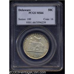 1936 50C Delaware MS66 PCGS.