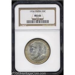 1936 50C Elgin MS66 NGC.