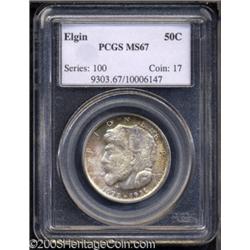 1936 50C Elgin MS67 PCGS.