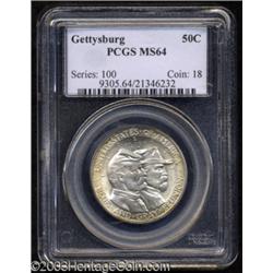 1936 50C Gettysburg MS64 PCGS.