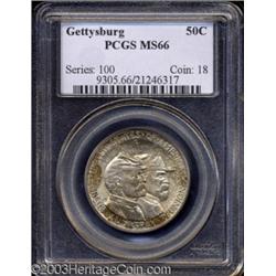 1936 50C Gettysburg MS66 PCGS.