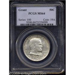 1922 50C Grant no Star MS64 PCGS.
