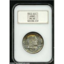 1922 50C Grant no Star MS65 NGC.
