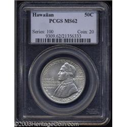 1928 50C Hawaiian MS62 PCGS.