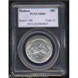 1935 50C Hudson MS63 PCGS.