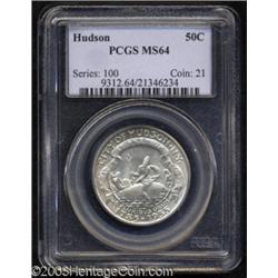 1935 50C Hudson MS64 PCGS.