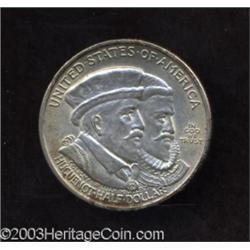 1924 50C Huguenot MS60 Cleaned Uncertified.