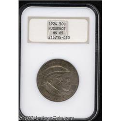 1924 50C Huguenot MS65 NGC.