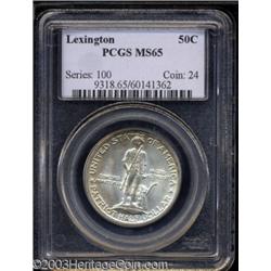 1925 50C Lexington MS65 PCGS.
