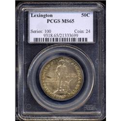 1925 50C Lexington MS65 PCGS.
