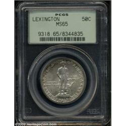1925 50C Lexington MS65 PCGS.