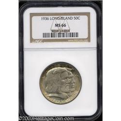 1936 50C Long Island MS66 NGC.