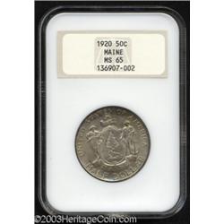 1920 50C Maine MS65 NGC.
