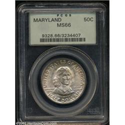 1934 50C Maryland MS66 PCGS.