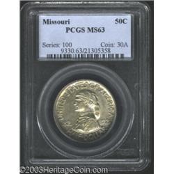 1921 50C Missouri MS63 PCGS.