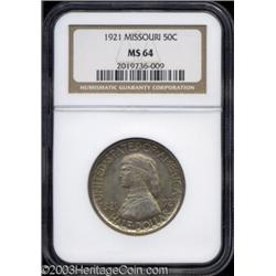 1921 50C Missouri MS64 NGC.