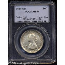 1921 50C Missouri MS64 PCGS.