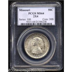 1921 50C Missouri 2x4 MS64 PCGS.