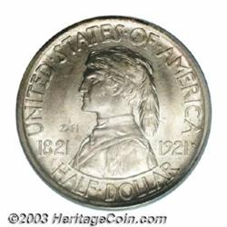 1921 50C Missouri 2x4 MS65 PCGS.