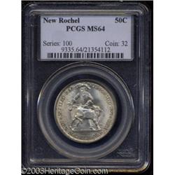 1938 50C New Rochelle MS64 PCGS.