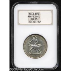 1938 50C New Rochelle MS65 NGC.