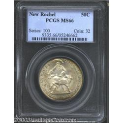 1938 50C New Rochelle MS66 PCGS.