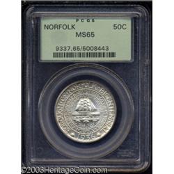 1936 50C Norfolk MS65 PCGS.