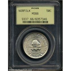 1936 50C Norfolk MS66 PCGS.