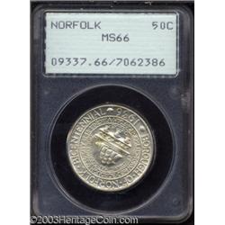 1936 50C Norfolk MS66 PCGS.