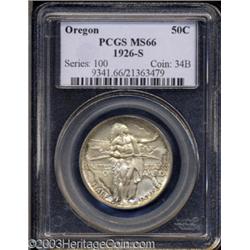 1926-S 50C Oregon MS66 PCGS.