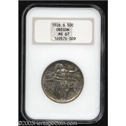 1926-S 50C Oregon MS67 NGC.