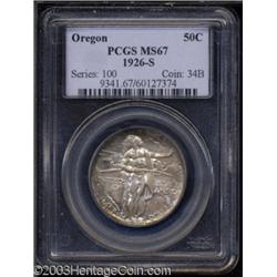 1926-S 50C Oregon MS67 PCGS.