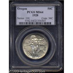 1928 50C Oregon MS64 PCGS.